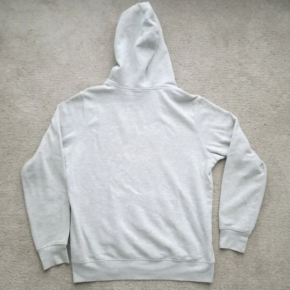 North Face Half Dome Gray Hoodie Sweatshirt Adult M Spell out Logo Pullover - Picture 6 of 6